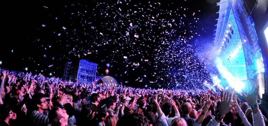 an electronic music festival in Spain