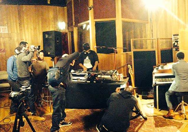 DJ Premier at Chung King Studios