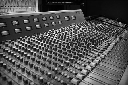 Console in DOB Sound Studios