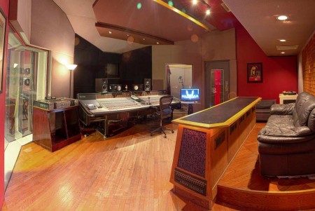 Control Room A in Rax Trax Recording