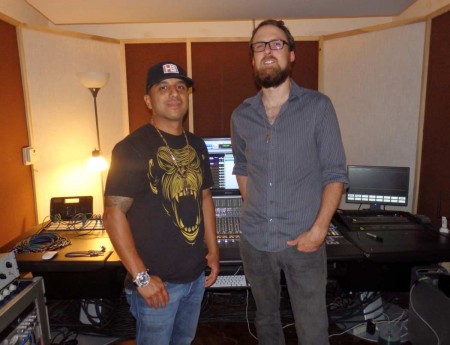 Arnulfo Perez and Nick Joswick at 5th Street Studios