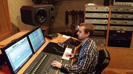 Tim Schumann at Track Star Studios