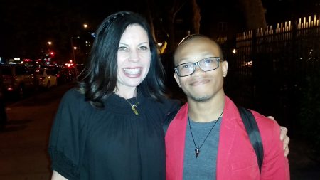 Jonathan Harris with screenwriter Susan McMartin at Tribeca 2016