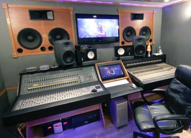 Control Room A in Maximus Music