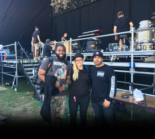 FOH manager for A$AP Rocky, Brandon Blackwell, RC grad Alexa Cooper, and Hector Delgado, A$AP Rocky's music producer and DJ