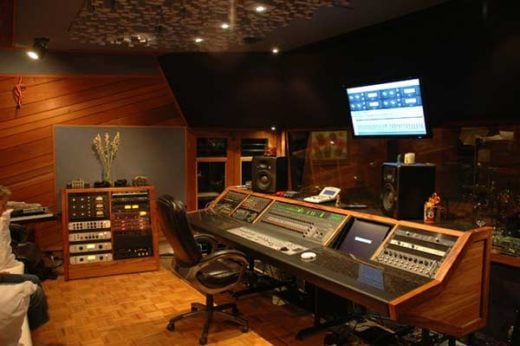 Control Room in Maui Recording