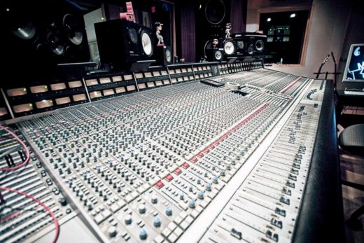 72-Channel SSL G-series console in Madison Studios' control room