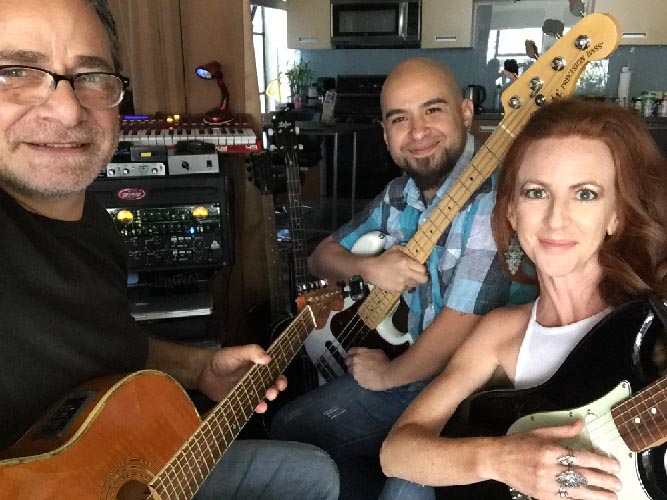 Adam Moseley, Fay Garrison, Uriel Soto at Fender